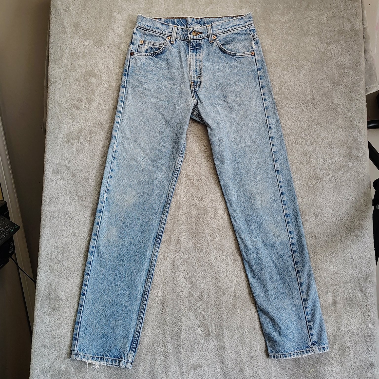 Levi's 505 Men's 30x32 Light Blue Wash Regular Fit Straight Leg Jeans Denim Vtg